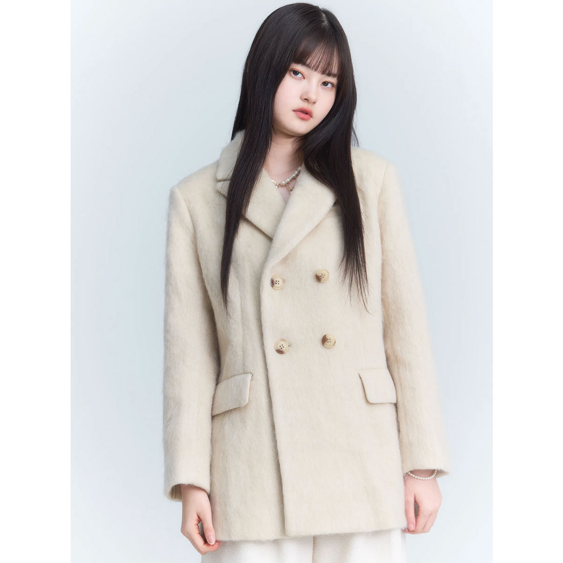 eimy istoire エイミーイストワール シャギーウールジャケット エイミーイストワール eimy istoire シャギーウールジャケット