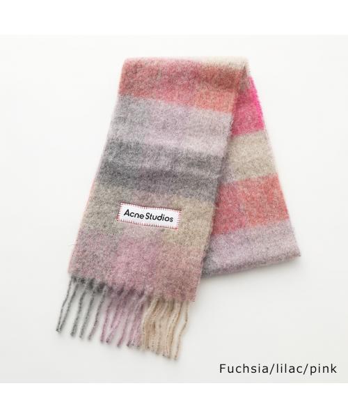 Acne Studios マフラー CA0084 チェック柄 大判(506982364 Acne Studios マフラー CA0084 チェック柄 大判(506982364