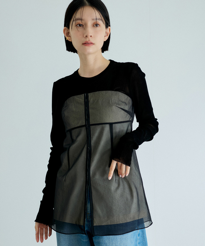 aere ビスチェ シアーレースビスチェ｜WOMEN｜250ISB30-116C｜AZUL BY MOUSSY