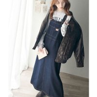 Classical Elf/クラシカルエルフ Classical Elf 《Javaジャバコラボ》大人のカジュアル。綿100ペインターロングデニムジャンパースカートサロペット/506983421