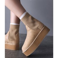 Classical Elf/クラシカルエルフ Classical Elf 《JaVaジャバコラボ》秋冬のトレンドアイテム！厚底ソックスムートンブーツ/506983423