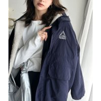 Classical Elf/クラシカルエルフ Classical Elf 《Javaジャバコラボ》トレンドライクNO.1。2wayリバーシブルジップアップボアブルゾン/506983426