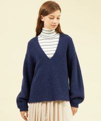MACKINTOSH PHILOSOPHY/フラッフィーVネックニットプルオーバー/506776458