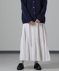 NANO universe/アシメティアードシフォンギャザースカート/506864419