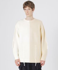 LOVELESS　MENS/バイカラーポイントスレッドプルオーバー/506896053