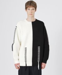 LOVELESS　MENS/バイカラーポイントスレッドプルオーバー/506896053