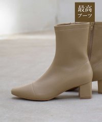 Au BANNISTER/【最高ブーツ/ 5cmヒール】ストレッチショートブーツ/506944827