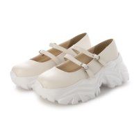 ITALICO/イタリコ ITALICO 軽量厚底 プラットフォーム スニーカーライク ダブルストラップシューズ/506975816
