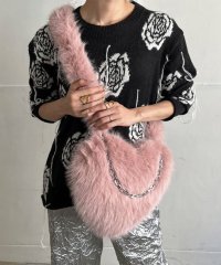 Jewelobe/ジュエローブ Jewelobe ハートシェイプ2wayストラップパッフィーバッグ/506981802