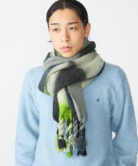 SHIPS MEN/【WEB限定】SHIPS:〈洗濯機可能〉ツイストフリンジ ボリューム マフラー (ジオメトリック)/506982530