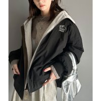 Classical Elf/クラシカルエルフ Classical Elf 《Javaジャバコラボ》目を惹くヴィンテージライクな配色。JAVAマウンテン刺繍ジップアップブルゾン/506983429