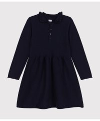 PETIT BATEAU/コットンニット長袖ワンピース/506983550