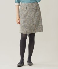 JIYU-KU(LARGE SIZE)/ラメノットファンシーツイード スカート/506984751