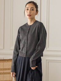 Droite Lautreamont/ドロワット ロートレアモン Droite lautreamont ラメ2WAYカーディガン≪手洗い可能≫/506985105