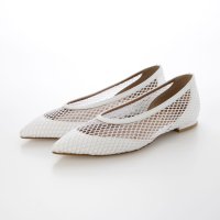 flower's by siete/フラワーズ バイ シエテ flower's by siete ポインテッドメッシュフラットパンプス/506985381