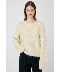 moussy/RIBBON FANCY ニットトップス/506986042