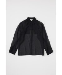 moussy/リサイクルポリエステルとリサイクルナイロンを混紡したオーガンジー　ヨークデザインがポイントのシャツ/506986044