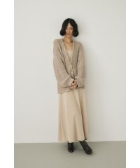 moussy/メランジニットカーディガン　コットン×リサイクルポリエステル混/506986047