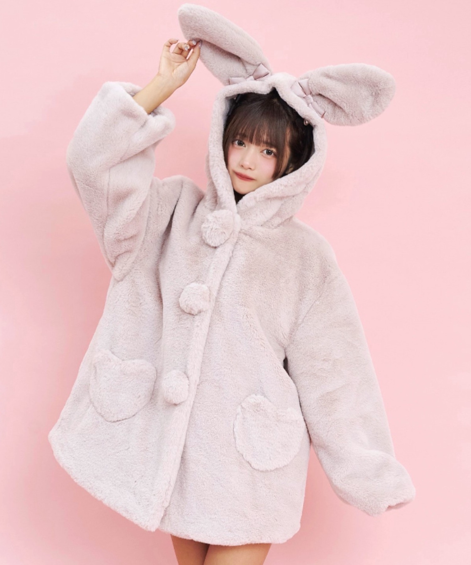 シークレットハニー Secret Honey うさ耳ファーコート(506988334 シークレットハニー Secret Honey うさ耳ファーコート(506988334