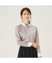 TOKYO SHIRTS/トーキョーシャツ TOKYO SHIRTS ラウンド衿 長袖 形態安定 レディースシャツ クレリック/506965035