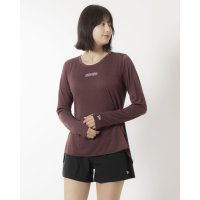NEW ERA/ニューエラ NEW ERA レディース フィットネス 長袖Tシャツ PAW LS BACK SLIT TEE ROSE 14312778/506987821