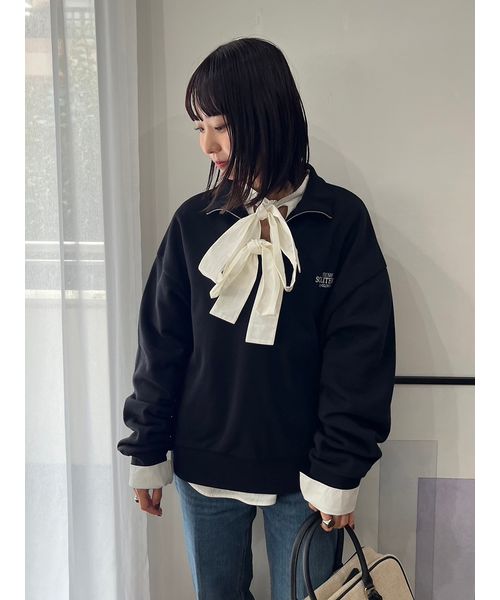セール 50%OFF】ハーフジップスウェットプルオーバー【マシーン セール 50%OFF】ハーフジップスウェットプルオーバー【マシーン