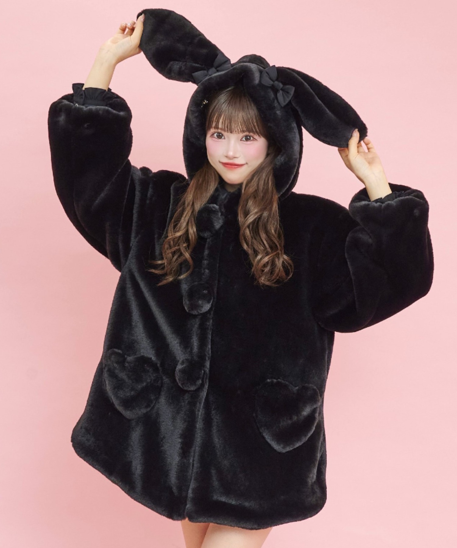 シークレットハニー Secret Honey うさ耳ファーコート(506988334 シークレットハニー Secret Honey うさ耳ファーコート(506988334