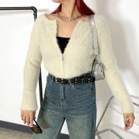non-hedge/ノンヘッジ non－hedge シャギーZIPショートトップス/506988850