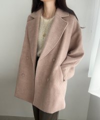 LAUIR/ラウアー LAUIR シャギーテーラードミドルコート/506988926