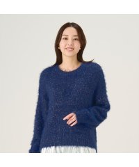Pitta Re:)/ピッタリ Pitta Re:) 【Pitta Re:)】 ラメフェザー袖パフ ニットプルオーバー レディース/506989086