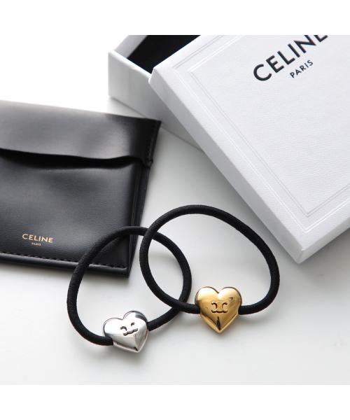 CELINE ヘアゴム 460YY6NRB ハート メタルパーツ(506989193 CELINE ヘアゴム 460YY6NRB ハート メタルパーツ(506989193