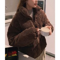 miniministore/コーデュロイ 中綿ジャケット ショート丈/506989697