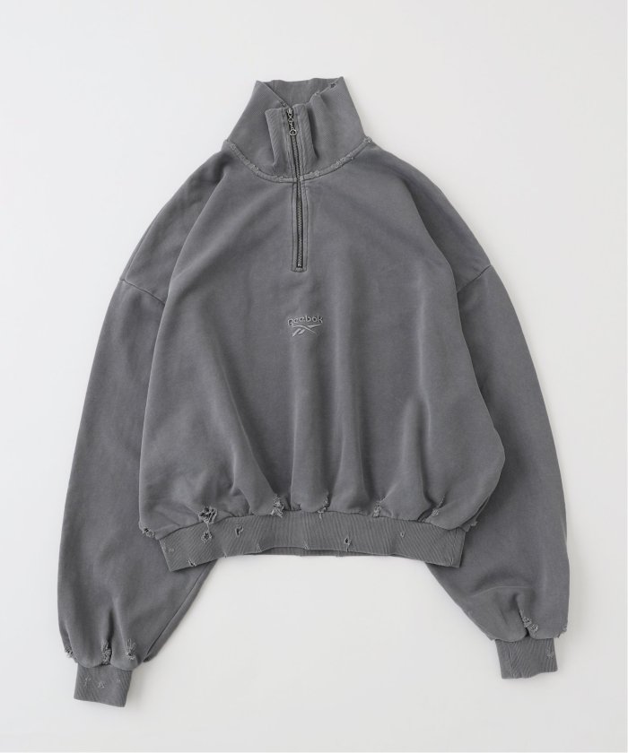 シーズンオフ破格　UMBRO JOURNAL STANDARDジャケット23aw Reebok×Noill】 BORO half zip sweat fade(506989927