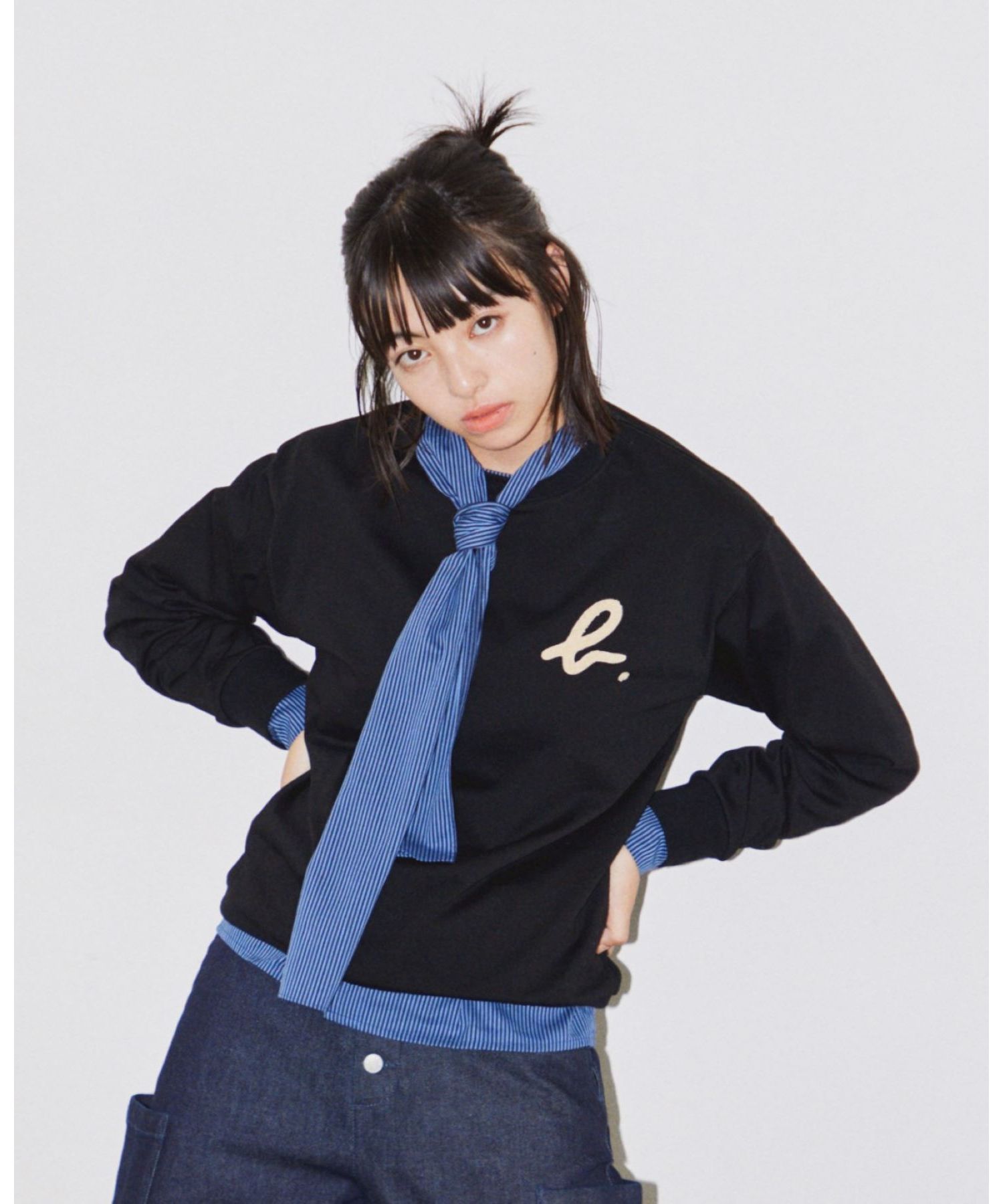 トレーナー スウェット 「ユニセックス」K396 SWEAT スウェット レディース メンズ アニエスベーファム agne's b. FEMME 【ユニセックス】K396