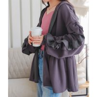 KOBE LETTUCE/コウベレタス KOBE LETTUCE 袖フリルペプラムダイバーパーカー [K1341]/506990346