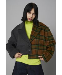 HeRIN.CYE/Bi color asymmetry jacket/506992554