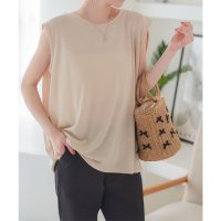 KOBE LETTUCE/コウベレタス KOBE LETTUCE タックノースリーブカットソー【Uネック】[選べる2タイプ] [C232C]/506992624