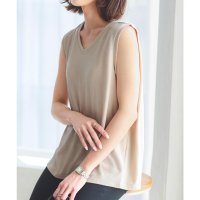 KOBE LETTUCE/コウベレタス KOBE LETTUCE タックノースリーブカットソー【Vネック】[選べる2タイプ] [C232C]/506992625