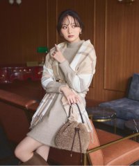 PROPORTION BODY DRESSING/ラメフェザーミニワンピース/506993042