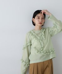 N Natural Beauty Basic/ランダムフリルシアープルオーバー/506993068