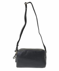 MK MICHEL KLEIN BAG/ダブルファスナーカウレザーショルダーバッグ/506996534