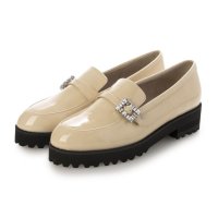 TALANTON by DIANA/タラントン バイ ダイアナ TALANTON by DIANA ビジュー付き厚底ローファー/506929494