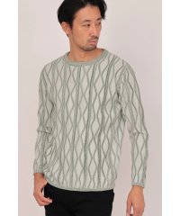HIGH STREET/HIGH STREET∴ケーブルモールリンクスクルーネックニット/506936651