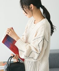 CRAFT STANDARD BOUTIQUE/クラフトスタンダードブティック CRAFT STANDARD BOUTIQUE ハンドステッチケーブルニットチュニック/506943621