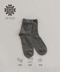 URBAN RESEARCH/『UR TECH』ワイドリブ刺しゅうソックス/506972107