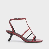 CHARLES & KEITH/Clara クララ Tバースラントヒールサンダル/507004030