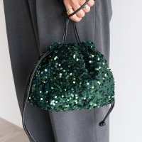 I NEED MORE SHOES/アイニードモアシューズ I NEED MORE SHOES SPANGLES 2WAY KINCHAKU BAG 【spangle】/507004128