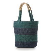 EARTH MADE/アースメイド EARTH MADE E7414 JUTE BORDER TOTE/507004430