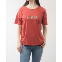 BRODIAEA/ブローディア BRODIAEA 刺繍デザイン半袖Tシャツ/507004579