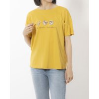 BRODIAEA/ブローディア BRODIAEA 刺繍デザイン半袖Tシャツ/507004579